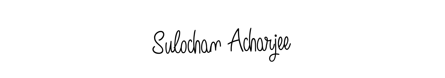 Also we have Sulochan Acharjee name is the best signature style. Create professional handwritten signature collection using Angelique-Rose-font-FFP autograph style. Sulochan Acharjee signature style 5 images and pictures png