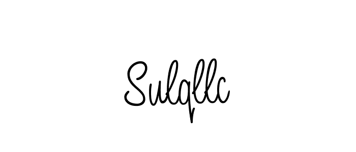 Sulqllc stylish signature style. Best Handwritten Sign (Angelique-Rose-font-FFP) for my name. Handwritten Signature Collection Ideas for my name Sulqllc. Sulqllc signature style 5 images and pictures png