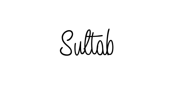 Make a beautiful signature design for name Sultab. Use this online signature maker to create a handwritten signature for free. Sultab signature style 5 images and pictures png