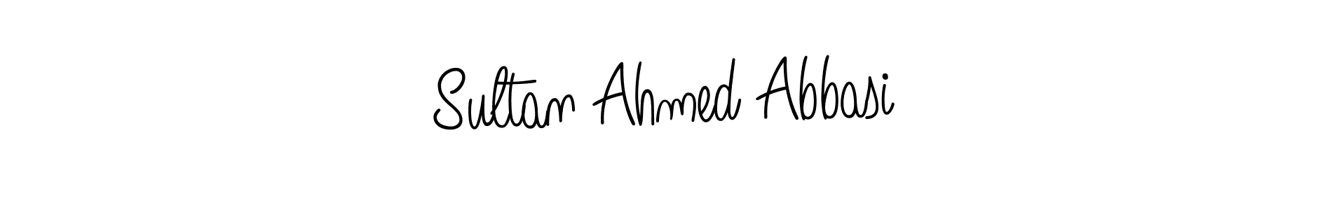 Use a signature maker to create a handwritten signature online. With this signature software, you can design (Angelique-Rose-font-FFP) your own signature for name Sultan Ahmed Abbasi. Sultan Ahmed Abbasi signature style 5 images and pictures png