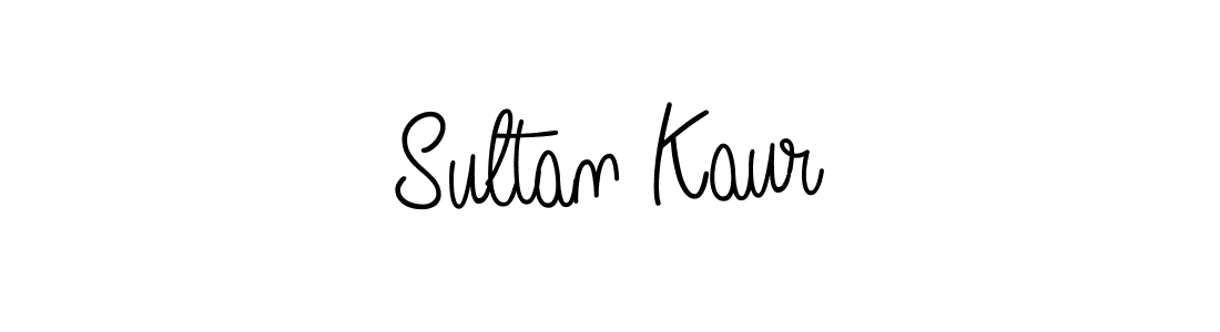 Design your own signature with our free online signature maker. With this signature software, you can create a handwritten (Angelique-Rose-font-FFP) signature for name Sultan Kaur. Sultan Kaur signature style 5 images and pictures png