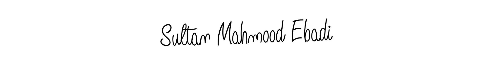 Make a beautiful signature design for name Sultan Mahmood Ebadi. With this signature (Angelique-Rose-font-FFP) style, you can create a handwritten signature for free. Sultan Mahmood Ebadi signature style 5 images and pictures png