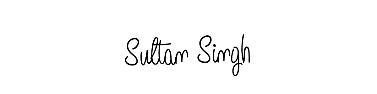 How to make Sultan Singh name signature. Use Angelique-Rose-font-FFP style for creating short signs online. This is the latest handwritten sign. Sultan Singh signature style 5 images and pictures png