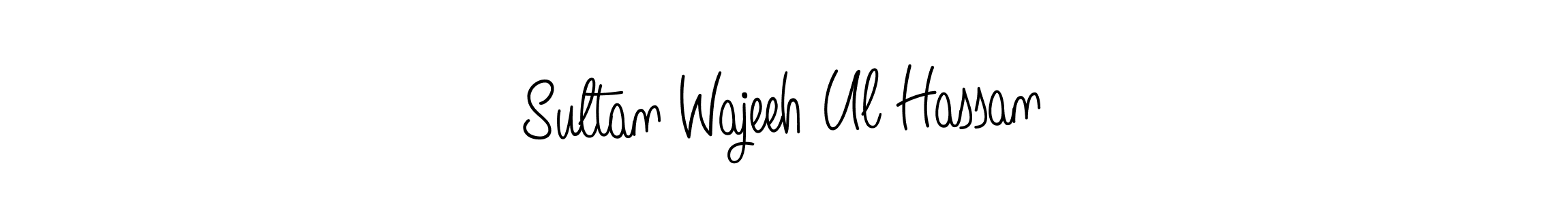 Make a short Sultan Wajeeh Ul Hassan signature style. Manage your documents anywhere anytime using Angelique-Rose-font-FFP. Create and add eSignatures, submit forms, share and send files easily. Sultan Wajeeh Ul Hassan signature style 5 images and pictures png