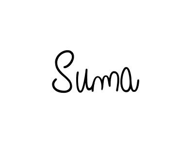 Suma stylish signature style. Best Handwritten Sign (Angelique-Rose-font-FFP) for my name. Handwritten Signature Collection Ideas for my name Suma. Suma signature style 5 images and pictures png