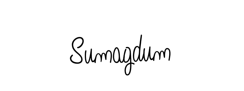 How to Draw Sumagdum signature style? Angelique-Rose-font-FFP is a latest design signature styles for name Sumagdum. Sumagdum signature style 5 images and pictures png