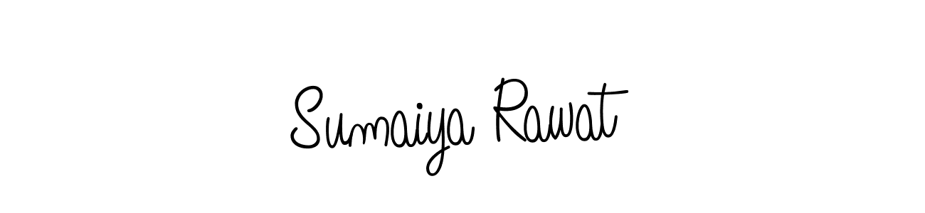 Sumaiya Rawat stylish signature style. Best Handwritten Sign (Angelique-Rose-font-FFP) for my name. Handwritten Signature Collection Ideas for my name Sumaiya Rawat. Sumaiya Rawat signature style 5 images and pictures png