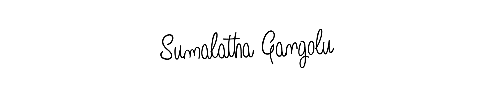 How to Draw Sumalatha Gangolu signature style? Angelique-Rose-font-FFP is a latest design signature styles for name Sumalatha Gangolu. Sumalatha Gangolu signature style 5 images and pictures png