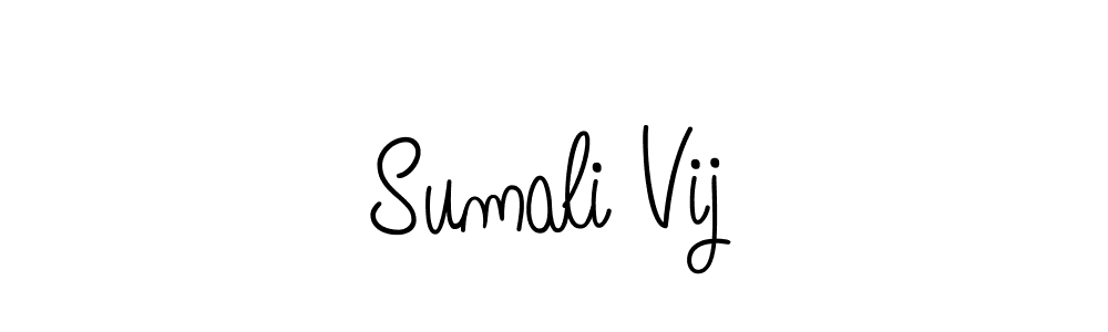 Also You can easily find your signature by using the search form. We will create Sumali Vij name handwritten signature images for you free of cost using Angelique-Rose-font-FFP sign style. Sumali Vij signature style 5 images and pictures png