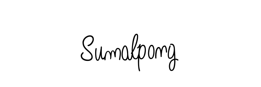 How to Draw Sumalpong signature style? Angelique-Rose-font-FFP is a latest design signature styles for name Sumalpong. Sumalpong signature style 5 images and pictures png