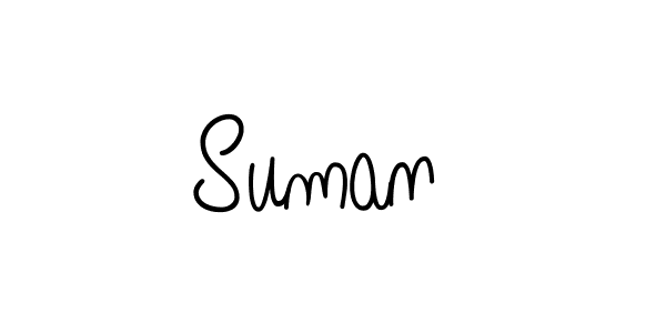 Suman  stylish signature style. Best Handwritten Sign (Angelique-Rose-font-FFP) for my name. Handwritten Signature Collection Ideas for my name Suman . Suman  signature style 5 images and pictures png