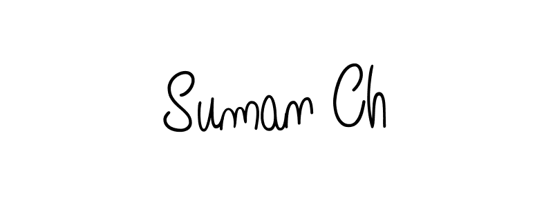 How to make Suman Ch signature? Angelique-Rose-font-FFP is a professional autograph style. Create handwritten signature for Suman Ch name. Suman Ch signature style 5 images and pictures png