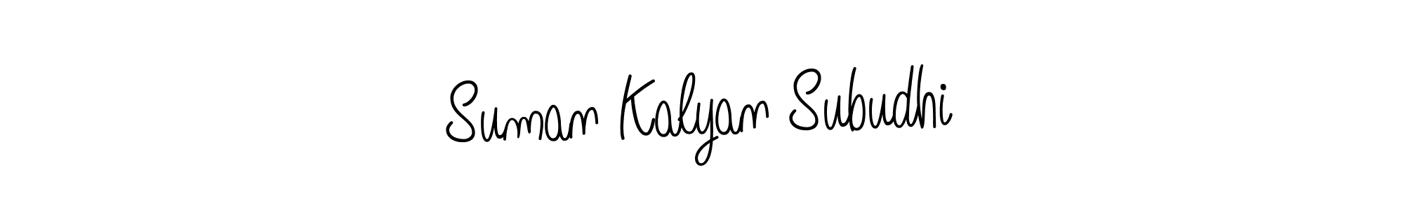 Also we have Suman Kalyan Subudhi name is the best signature style. Create professional handwritten signature collection using Angelique-Rose-font-FFP autograph style. Suman Kalyan Subudhi signature style 5 images and pictures png