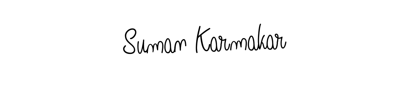 Once you've used our free online signature maker to create your best signature Angelique-Rose-font-FFP style, it's time to enjoy all of the benefits that Suman Karmakar name signing documents. Suman Karmakar signature style 5 images and pictures png