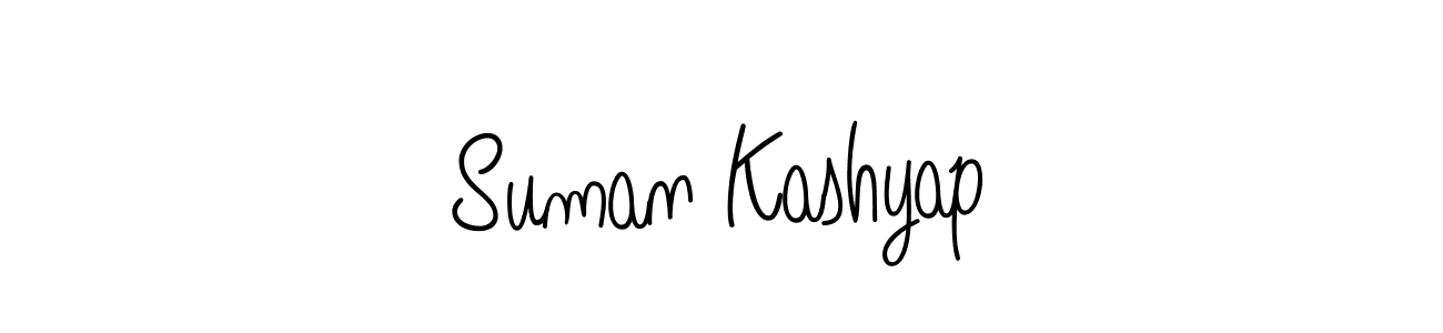 Make a short Suman Kashyap signature style. Manage your documents anywhere anytime using Angelique-Rose-font-FFP. Create and add eSignatures, submit forms, share and send files easily. Suman Kashyap signature style 5 images and pictures png
