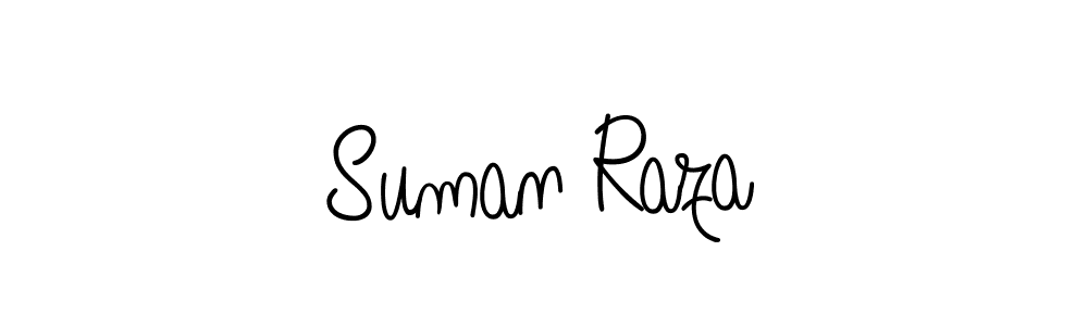 Check out images of Autograph of Suman Raza name. Actor Suman Raza Signature Style. Angelique-Rose-font-FFP is a professional sign style online. Suman Raza signature style 5 images and pictures png