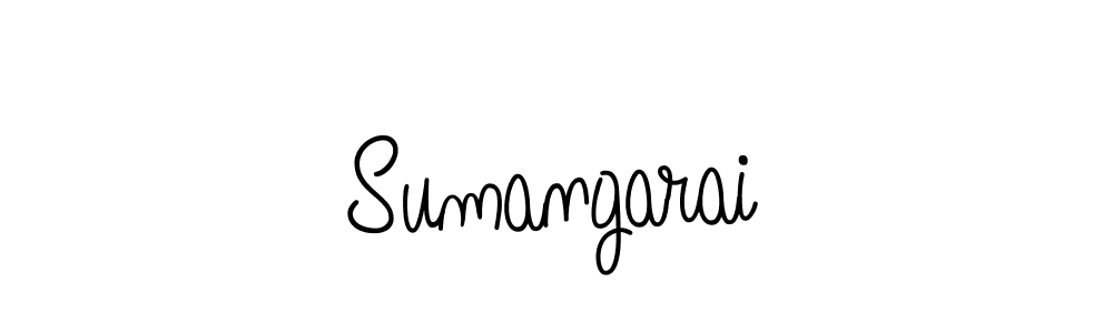 How to make Sumangarai name signature. Use Angelique-Rose-font-FFP style for creating short signs online. This is the latest handwritten sign. Sumangarai signature style 5 images and pictures png
