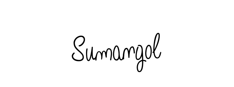 Sumangol stylish signature style. Best Handwritten Sign (Angelique-Rose-font-FFP) for my name. Handwritten Signature Collection Ideas for my name Sumangol. Sumangol signature style 5 images and pictures png