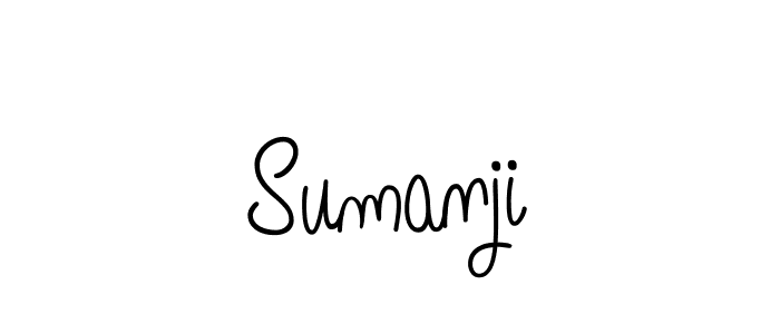 The best way (Angelique-Rose-font-FFP) to make a short signature is to pick only two or three words in your name. The name Sumanji include a total of six letters. For converting this name. Sumanji signature style 5 images and pictures png