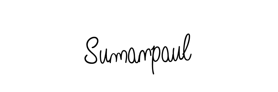 How to Draw Sumanpaul signature style? Angelique-Rose-font-FFP is a latest design signature styles for name Sumanpaul. Sumanpaul signature style 5 images and pictures png