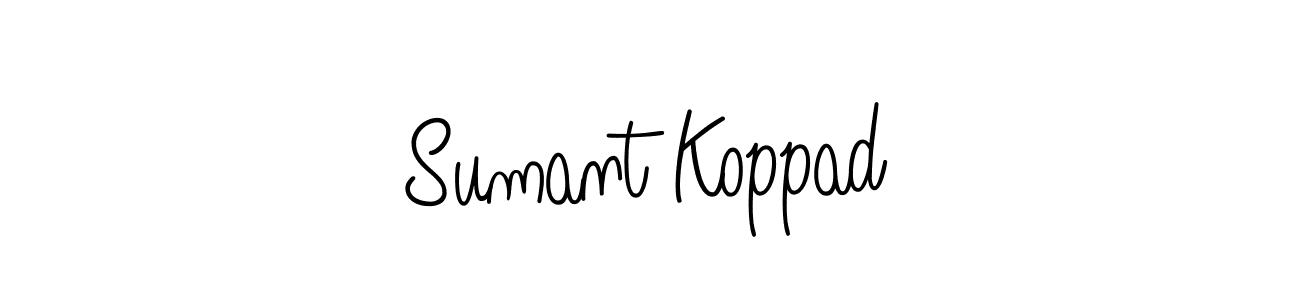 Angelique-Rose-font-FFP is a professional signature style that is perfect for those who want to add a touch of class to their signature. It is also a great choice for those who want to make their signature more unique. Get Sumant Koppad name to fancy signature for free. Sumant Koppad signature style 5 images and pictures png