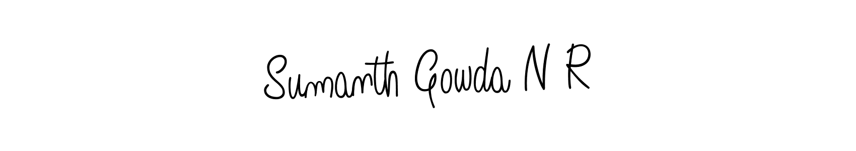 How to Draw Sumanth Gowda N R signature style? Angelique-Rose-font-FFP is a latest design signature styles for name Sumanth Gowda N R. Sumanth Gowda N R signature style 5 images and pictures png