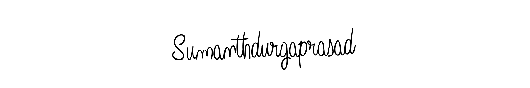 Sumanthdurgaprasad stylish signature style. Best Handwritten Sign (Angelique-Rose-font-FFP) for my name. Handwritten Signature Collection Ideas for my name Sumanthdurgaprasad. Sumanthdurgaprasad signature style 5 images and pictures png