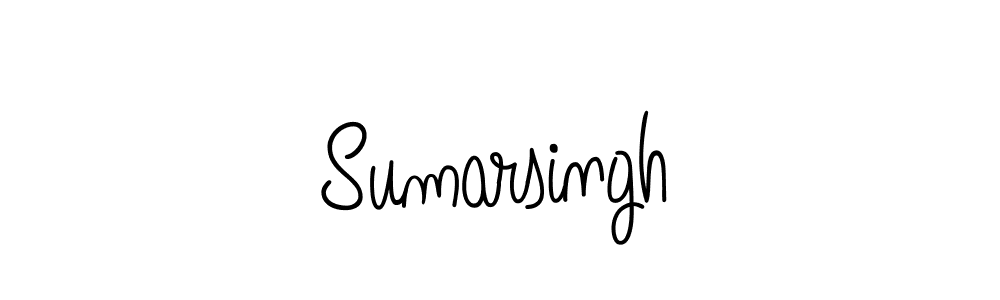 You should practise on your own different ways (Angelique-Rose-font-FFP) to write your name (Sumarsingh) in signature. don't let someone else do it for you. Sumarsingh signature style 5 images and pictures png