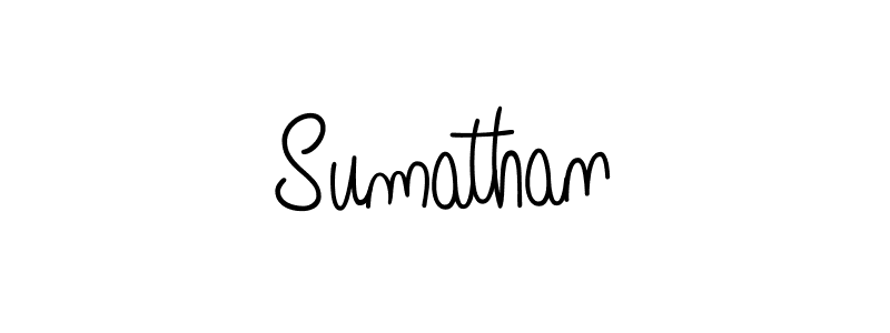 Sumathan stylish signature style. Best Handwritten Sign (Angelique-Rose-font-FFP) for my name. Handwritten Signature Collection Ideas for my name Sumathan. Sumathan signature style 5 images and pictures png