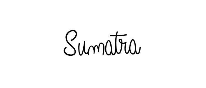 Design your own signature with our free online signature maker. With this signature software, you can create a handwritten (Angelique-Rose-font-FFP) signature for name Sumatra. Sumatra signature style 5 images and pictures png