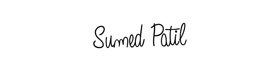 How to Draw Sumed Patil signature style? Angelique-Rose-font-FFP is a latest design signature styles for name Sumed Patil. Sumed Patil signature style 5 images and pictures png