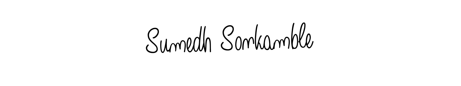 You should practise on your own different ways (Angelique-Rose-font-FFP) to write your name (Sumedh Sonkamble) in signature. don't let someone else do it for you. Sumedh Sonkamble signature style 5 images and pictures png