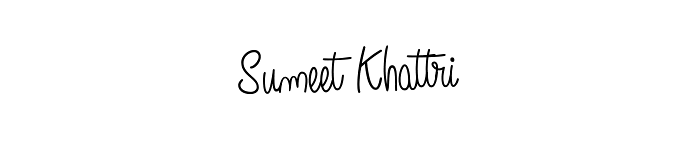 How to make Sumeet Khattri signature? Angelique-Rose-font-FFP is a professional autograph style. Create handwritten signature for Sumeet Khattri name. Sumeet Khattri signature style 5 images and pictures png