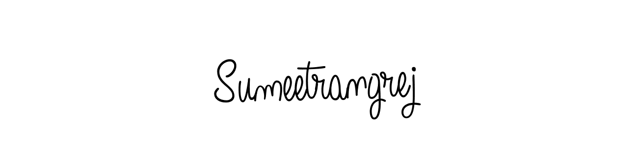 Sumeetrangrej stylish signature style. Best Handwritten Sign (Angelique-Rose-font-FFP) for my name. Handwritten Signature Collection Ideas for my name Sumeetrangrej. Sumeetrangrej signature style 5 images and pictures png