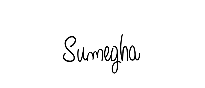 Design your own signature with our free online signature maker. With this signature software, you can create a handwritten (Angelique-Rose-font-FFP) signature for name Sumegha. Sumegha signature style 5 images and pictures png