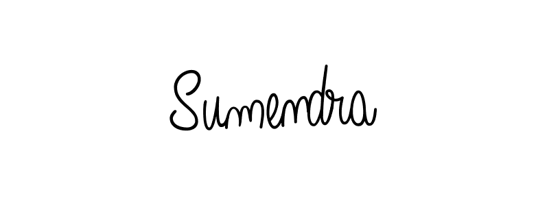 Use a signature maker to create a handwritten signature online. With this signature software, you can design (Angelique-Rose-font-FFP) your own signature for name Sumendra. Sumendra signature style 5 images and pictures png