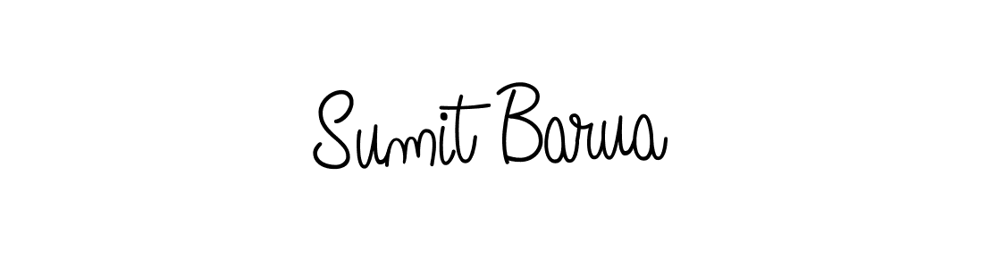 Make a beautiful signature design for name Sumit Barua. With this signature (Angelique-Rose-font-FFP) style, you can create a handwritten signature for free. Sumit Barua signature style 5 images and pictures png