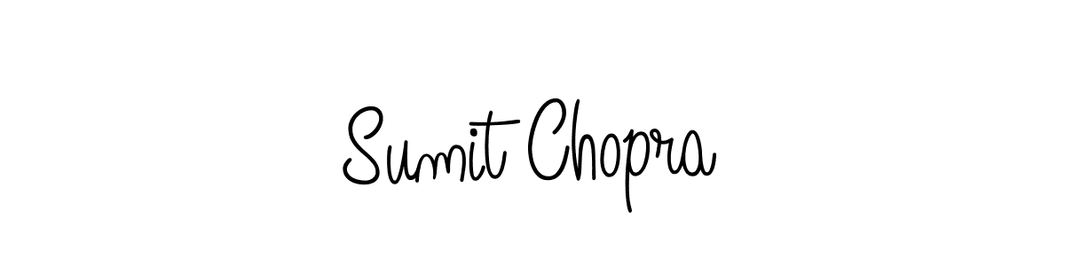 Design your own signature with our free online signature maker. With this signature software, you can create a handwritten (Angelique-Rose-font-FFP) signature for name Sumit Chopra. Sumit Chopra signature style 5 images and pictures png