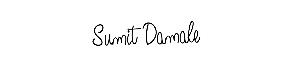 You should practise on your own different ways (Angelique-Rose-font-FFP) to write your name (Sumit Damale) in signature. don't let someone else do it for you. Sumit Damale signature style 5 images and pictures png
