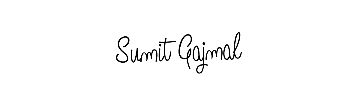 Make a beautiful signature design for name Sumit Gajmal. With this signature (Angelique-Rose-font-FFP) style, you can create a handwritten signature for free. Sumit Gajmal signature style 5 images and pictures png