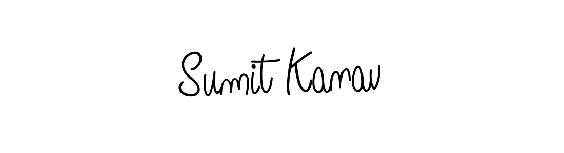 Use a signature maker to create a handwritten signature online. With this signature software, you can design (Angelique-Rose-font-FFP) your own signature for name Sumit Kanav. Sumit Kanav signature style 5 images and pictures png