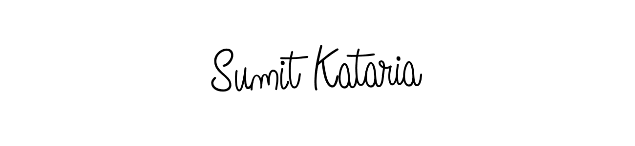 How to make Sumit Kataria name signature. Use Angelique-Rose-font-FFP style for creating short signs online. This is the latest handwritten sign. Sumit Kataria signature style 5 images and pictures png