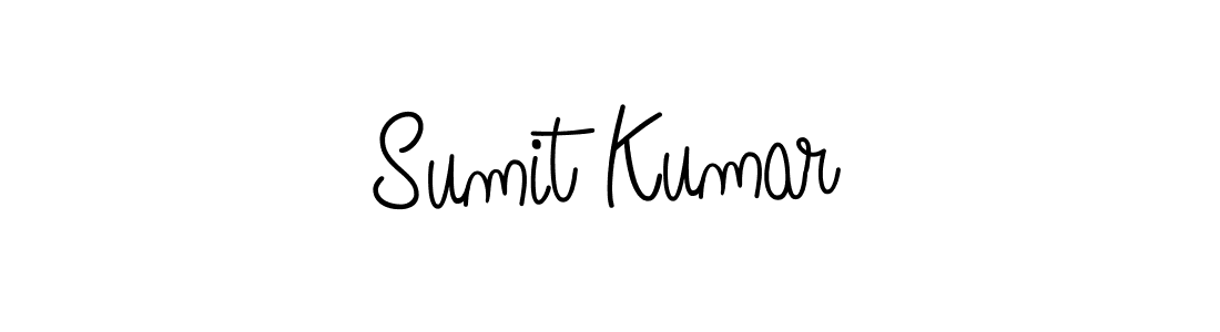 How to make Sumit Kumar name signature. Use Angelique-Rose-font-FFP style for creating short signs online. This is the latest handwritten sign. Sumit Kumar signature style 5 images and pictures png