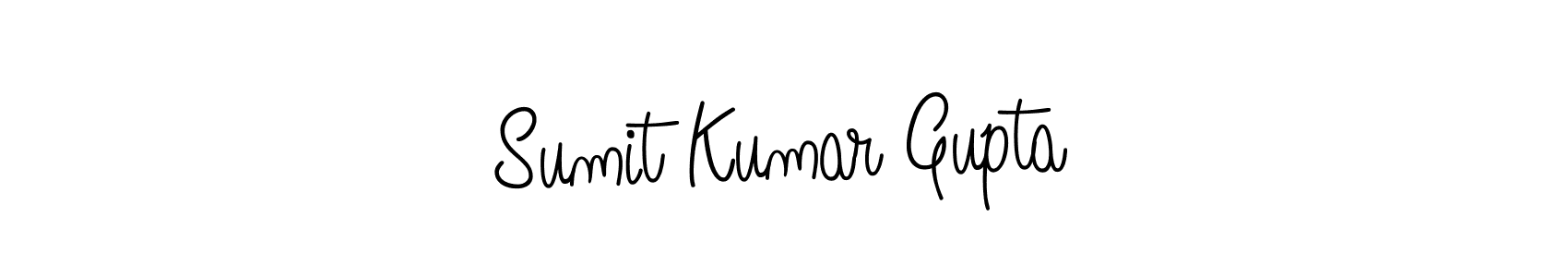 Sumit Kumar Gupta stylish signature style. Best Handwritten Sign (Angelique-Rose-font-FFP) for my name. Handwritten Signature Collection Ideas for my name Sumit Kumar Gupta. Sumit Kumar Gupta signature style 5 images and pictures png