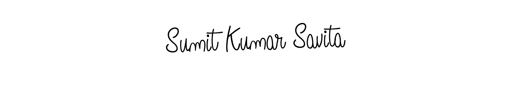 Also we have Sumit Kumar Savita name is the best signature style. Create professional handwritten signature collection using Angelique-Rose-font-FFP autograph style. Sumit Kumar Savita signature style 5 images and pictures png