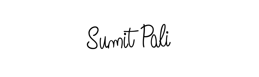 You should practise on your own different ways (Angelique-Rose-font-FFP) to write your name (Sumit Pali) in signature. don't let someone else do it for you. Sumit Pali signature style 5 images and pictures png