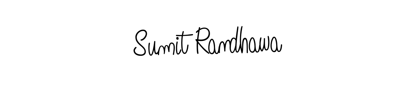 Create a beautiful signature design for name Sumit Randhawa. With this signature (Angelique-Rose-font-FFP) fonts, you can make a handwritten signature for free. Sumit Randhawa signature style 5 images and pictures png