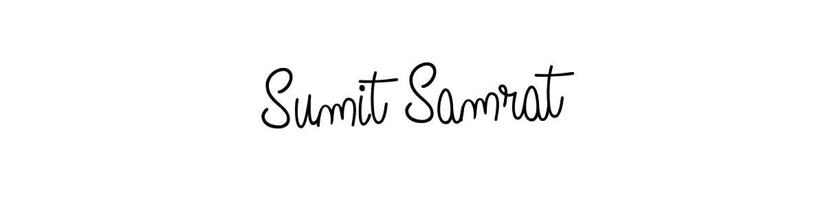 Use a signature maker to create a handwritten signature online. With this signature software, you can design (Angelique-Rose-font-FFP) your own signature for name Sumit Samrat. Sumit Samrat signature style 5 images and pictures png