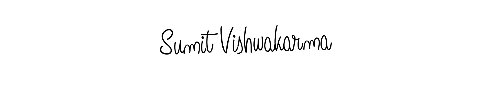 Similarly Angelique-Rose-font-FFP is the best handwritten signature design. Signature creator online .You can use it as an online autograph creator for name Sumit Vishwakarma. Sumit Vishwakarma signature style 5 images and pictures png