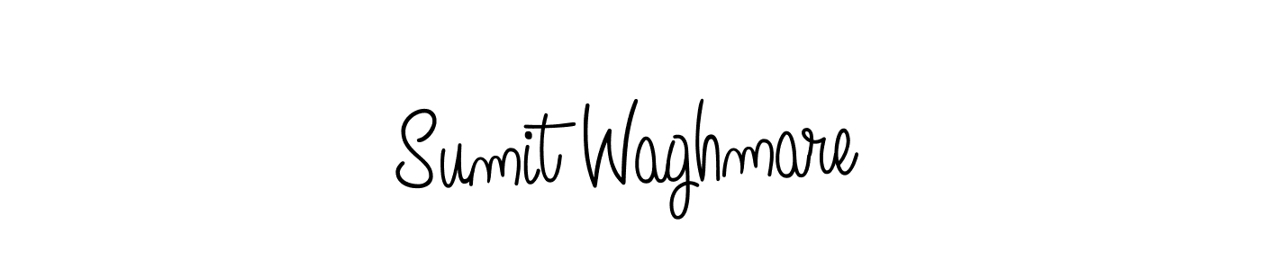 You should practise on your own different ways (Angelique-Rose-font-FFP) to write your name (Sumit Waghmare) in signature. don't let someone else do it for you. Sumit Waghmare signature style 5 images and pictures png